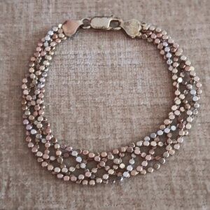 Milor 925 Gold Woven Bracelet